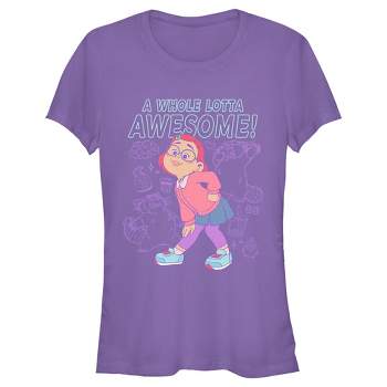 Juniors Womens Turning Red A Whole Lotta Awesome T-Shirt