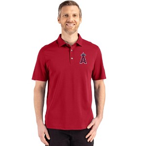 Los Angeles Angels Cutter & Buck Advantage Refresh Epic Confidence Recycled Mens Tri-Blend Pique Polo - Cardinal Red - 1X Large - 1 of 1