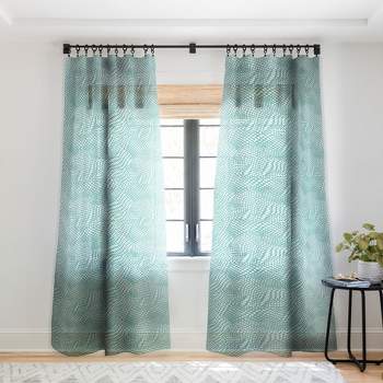 Wagner Campelo Dune Dots 5 Single Panel Sheer Window Curtain - Deny Designs