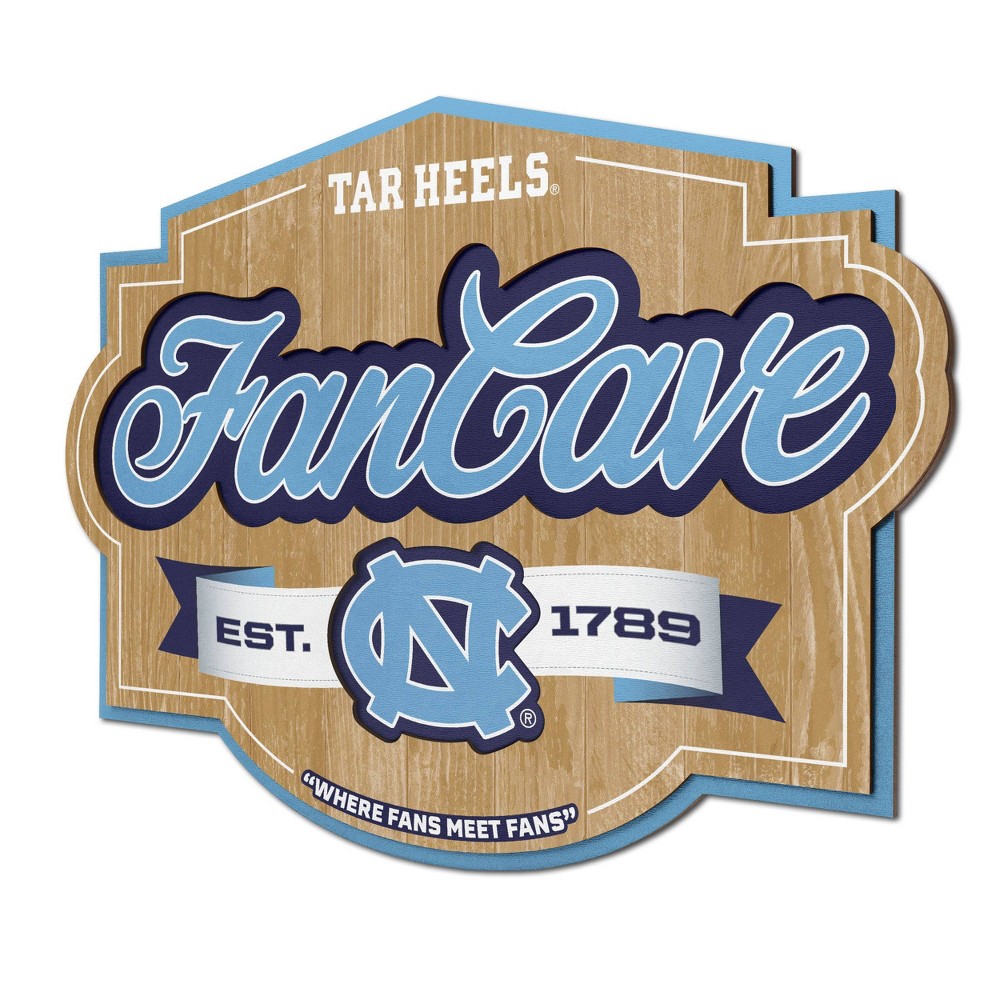 Photos - Coffee Table NCAA North Carolina Tar Heels Fan Cave Sign