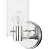 Livex Lighting Munich 1 - Light Sconce in  Polished Chrome - 4 of 4