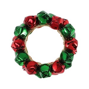 Unique Bargains Napkin Rings Christmas Bell Stainless Steel 1 Pc - 1 of 3