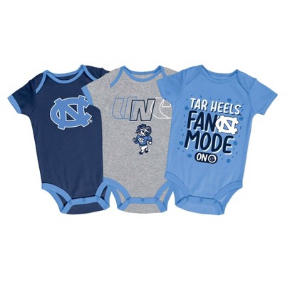 NFL Carolina Panthers Baby Girls' Onesies 3pk Set - 0-3M