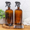 Cornucopia Brands 32oz Glass Spray Bottles, Quart Bottles w/ 3-Setting Adjustable Trigger Sprayers - 2 of 4