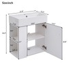 NicBex 21.6" Bathroom Vanity with Sink, Floating Vanity, Bathroom Cabinet Storage with 2 Spacious Drawers and 2 Open Shelf for Bathroom - 2 of 4