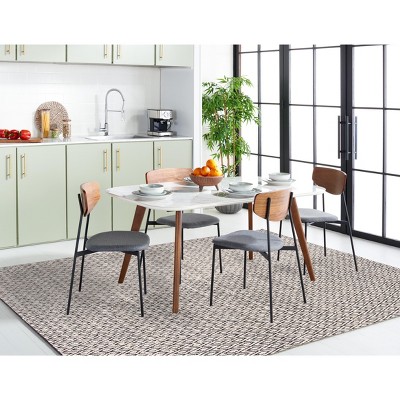 Montauk 8' x 10' Black Cotton Flat Woven Area Rug