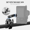 Boersma Super Clamp with 3 Dual Ballhead Magic Arm, Cold Shoe, 1/4 Threads, Phone/Action Camera Mount Adapter for Desk Tripod Tube Crossbar Gimbal - 3 of 4