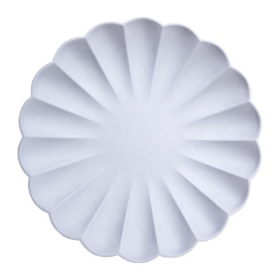 Meri Meri Large Soft Lilac Compostable Plates (Pack of 8)