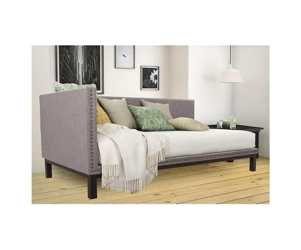 Dhp mid century upholstered 2024 modern daybed