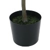 Gulches 180CM Artificial Milan Leaf Bonsai - Pre-Potted Faux Plant with Rich Green 4-Cluster Oval Leaves, Textured Bark & Wisping Branches - 4 of 4