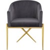 Meridian Furniture,Xavier Velvet Dining Chair - 3 of 4