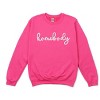 Simply Sage Market Embroidered Homebody Cursive Sweatshirt - 2 of 4