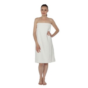 Linum Home Textiles 100% Turkish Cotton Women's Terry Body Wrap - 1 of 3