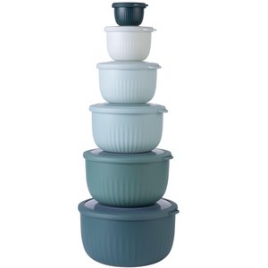 COOK WITH COLOR DEEP MIXING BOWLS WITH LID 12 PIECE - 1 of 4