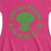 Girls' - SpongeBob Squarepants - Squidward Luck Fit & Flair Cap Sleeve Graphic Dress - 2 of 4