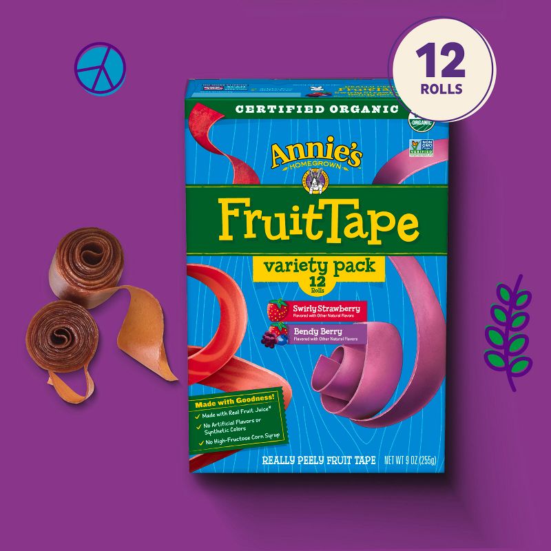 Annie&#39;s Fruit Tape Variety Pack Fruit Snacks &#8211; 12ct, 6 of 11