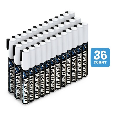 VersaChalk 36ct White Chalk Markers 5mm Bold Tip