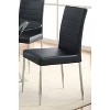 NicBex Faux Leather Dining Chair Set of 2 Modern Upholstered Side Chair with Metal Legs - 2 of 4