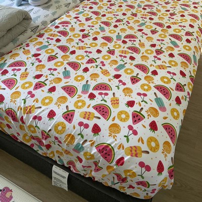 Sweet Home Collection  Bed Sheets Set – Soft 1800 Supreme Brushed  Microfiber Sheets With Unique Print, Twin, Aqualina : Target