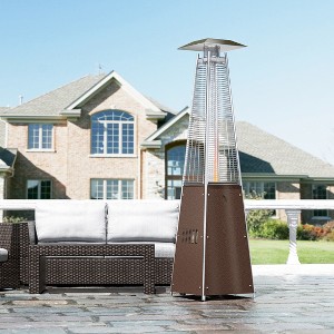 WestinTrends 46,000 BTU Pyramid Propane Patio Heater for Outdoor Garden - 1 of 3