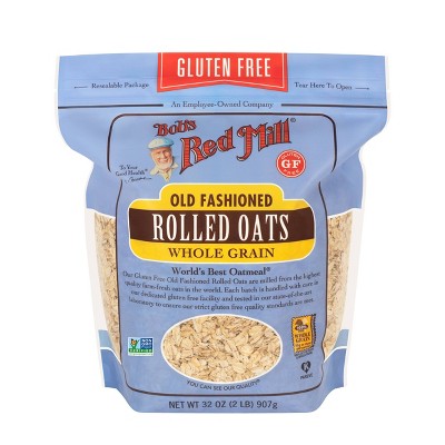 Bob's Red Mill Gluten Free Old Fashioned Rolled Oats - 32oz