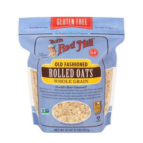 Bob's Red Mill Gluten Free Old Fashioned Rolled Oats ...