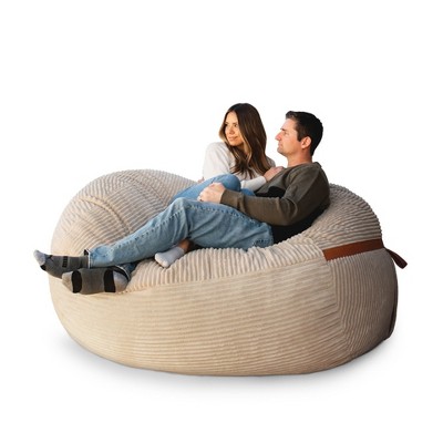 Big Joe Bean Bag Chair with Removeable Cover, Foam Filled, Multiple Sizes and Fabrics, All Ages