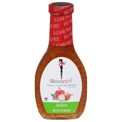 Skinnygirl, Fat-Free, Sugar-Free Italian Salad Dressing, 8 fl oz (Pack of 2)