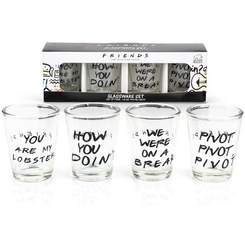 Mickey Mouse 4 Pack Shot Glasses