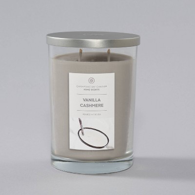 2 Wick 16oz Glass Jar Candle Lavender Cashmere - Threshold™ : Target