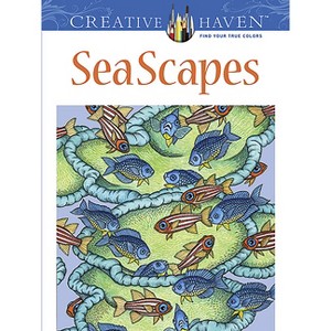 SeaScapes - (Adult Coloring Books: Sea Life) by  Patricia J Wynne (Paperback) - 1 of 1