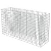 vidaXL Gabion Raised Bed Galvanized Steel 70.9"x19.7"x39.4" - 3 of 4