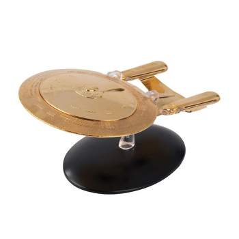 Eaglemoss Collections Star Trek Starship Replica | Gold Plated Enterprise 1701 XL