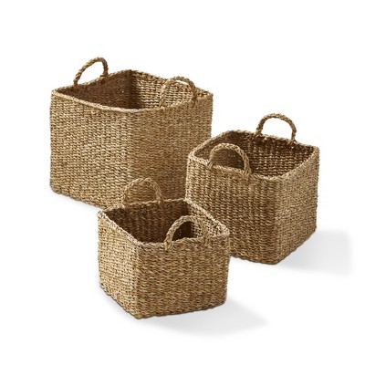 Tag Square Basket S/3