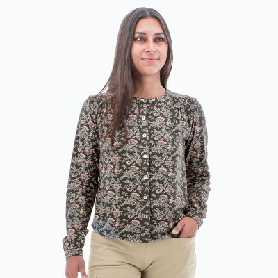 Aventura Clothing Women's In Bloom Shirt - Climbing Ivy, Size X Large ...