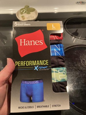 Hanes Boys Boxer Briefs Size L/G 14-16 New 3 Pack X-Temp RN15763 Large