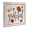 Stupell Industries Be Grateful Fall Leaves Typography, 20" x 16" - 3 of 4