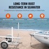 VEVOR Marine Trailer Assistant, 43'' Flexible Height Guide Poles, Pair of Corrosion-Resistant Steel Supports, Equipped with PVC Sleeves - 2 of 4