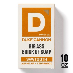 Duke Cannon Supply Co. Big Ass Brick of Soap for Men - Sawtooth Bar Soap - 10oz - 1 of 3