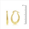 Classic Gold 14K Yellow Gold, 18mm Hoop Earrings - Gold - 2 of 3