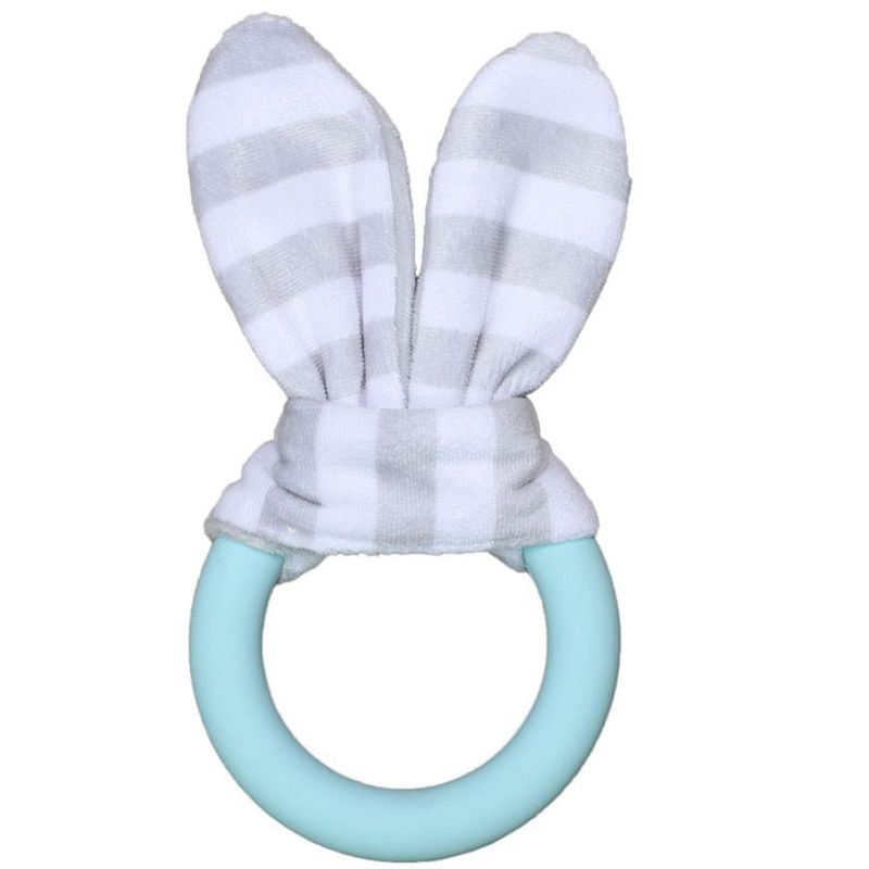 Kidkusion - Bunny Ear Teething Ring, 1 of 4