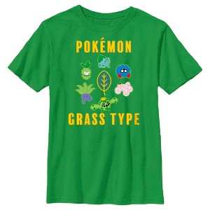 Boy's Pokemon Grass Type Group T-Shirt - 1 of 4