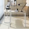 Modern Design L-Shaped Desk Corner Computer Desk PC laptop Computer Table Study Desk Home Office, Laptop Workstation for Small Space-The Pop Home - 3 of 4