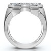 Pompeii3 Men's 3/4Ct Diamond Horseshoe Lucky Pinky Ring Gold Lab Created - 2 of 4