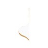 Gallerie II Honeycomb Paper White Ornament - 2 of 3