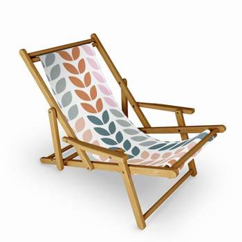 June Journal Autumn Leaves Sling Chair - Deny Designs
