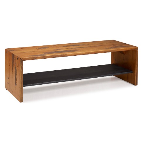 W. Trends 48 Farmhouse Wood Entryway Bench - Reclaimed Barnwood