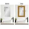 Amanti Art Mirror Makeover Bathroom Mirror Frame Border Kit - Fully Assembled Peel and Stick Frame - Mirror NOT Included - Parlor Trim - 4 of 4