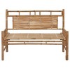 vidaXL Garden Bench Bamboo 100% polyester 47.2 in Waterproof materials - 3 of 4