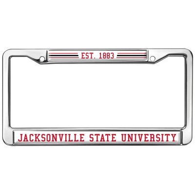 Jacksonville State University Full Size Standard License Plate Metal Frame